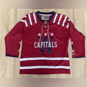 Washington Capitals Reebok Kids Maroon Jersey Size L/XL
